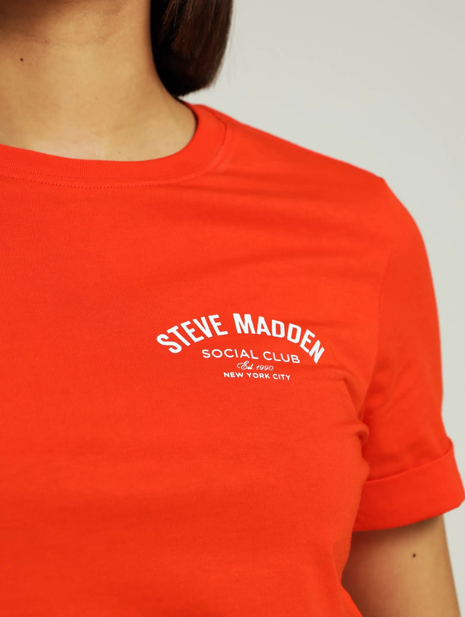 Pamala Basic Logo Tee - Tangerine