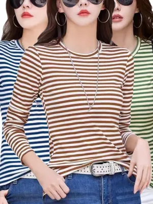 Perfect Blend of Style and Comfort Striped T-Shirt