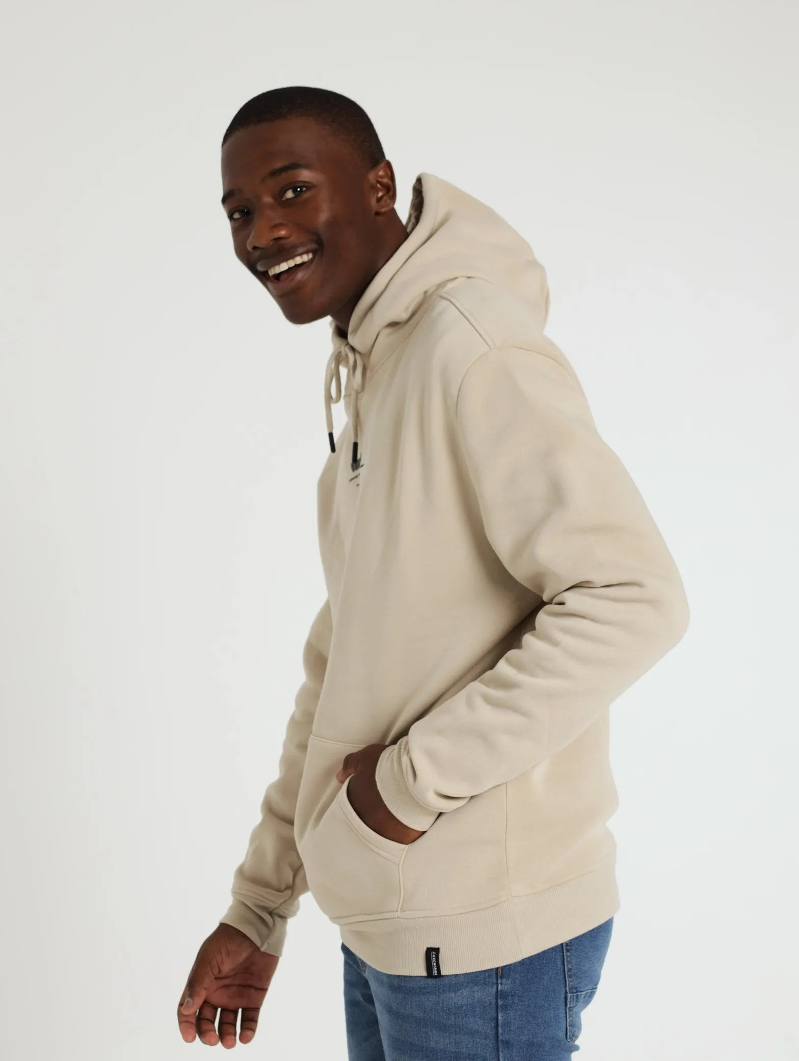 Plain Hoody - Light Stone