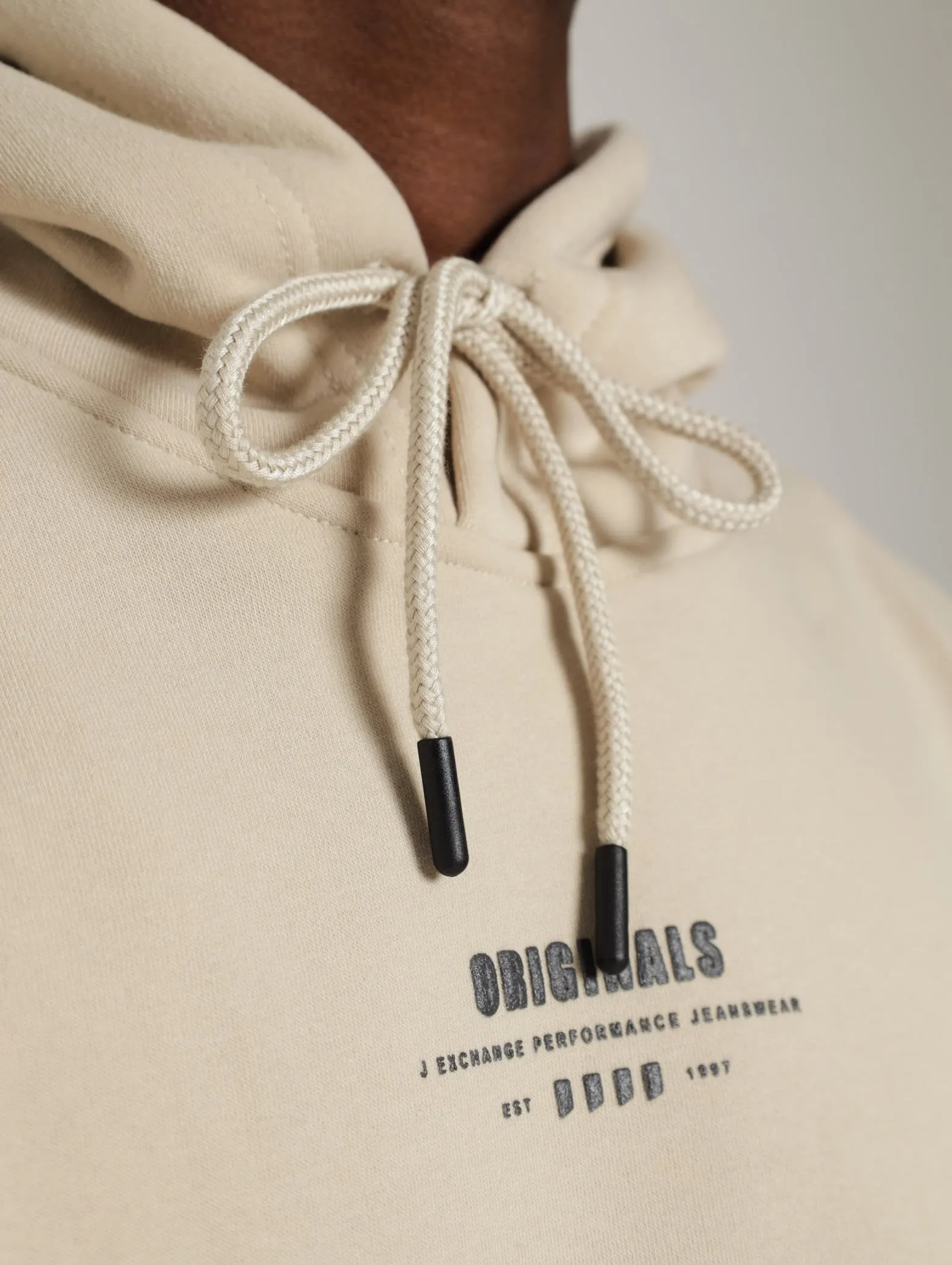 Plain Hoody - Light Stone