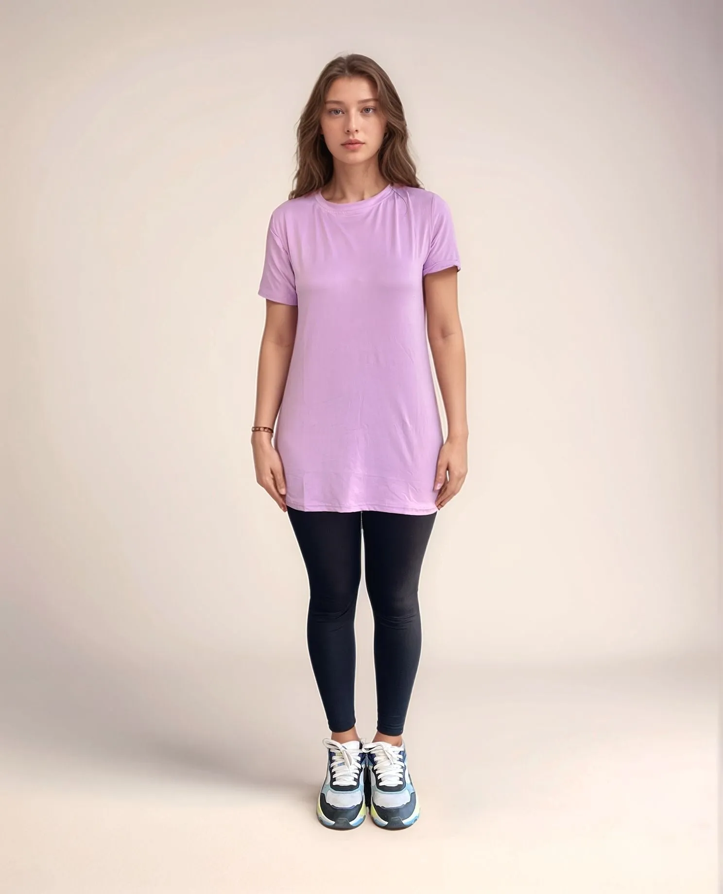 Purple Longline T- shirt