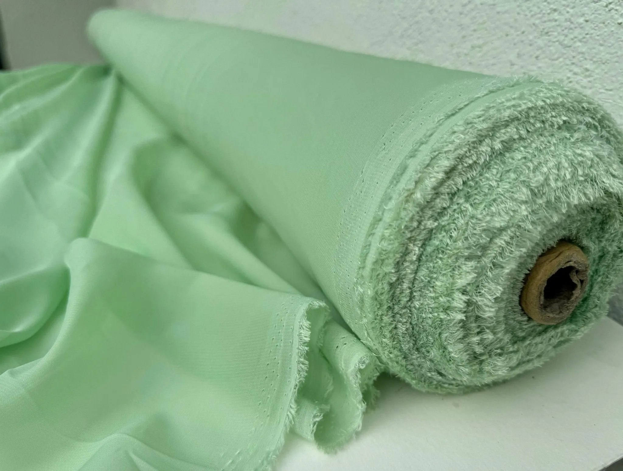 Sage Green Chiffon Fabric By Yard, Light Green Material Chiffon Sheer Light Weight Green Chiffon Fabric for Dress, Veil Arch Decoration