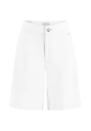Shorts aus Leinen-Viskose-Mix mit Taschen