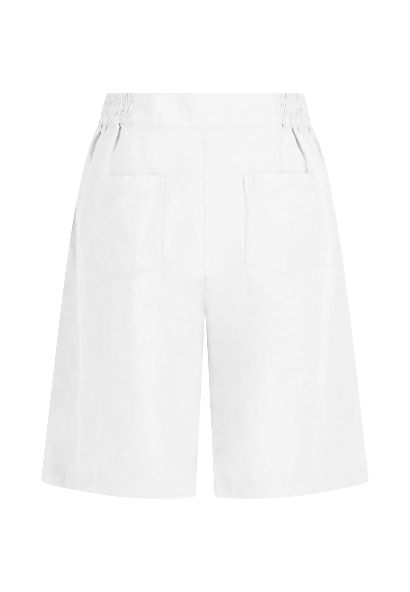 Shorts aus Leinen-Viskose-Mix mit Taschen