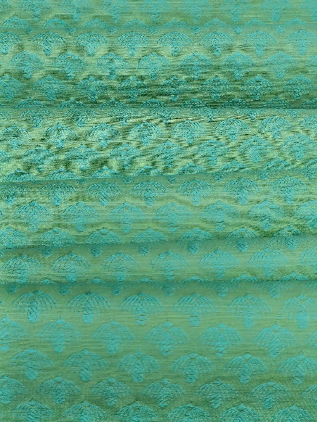 Soft Cotton/Silk Banarasi Jacquard Fabric