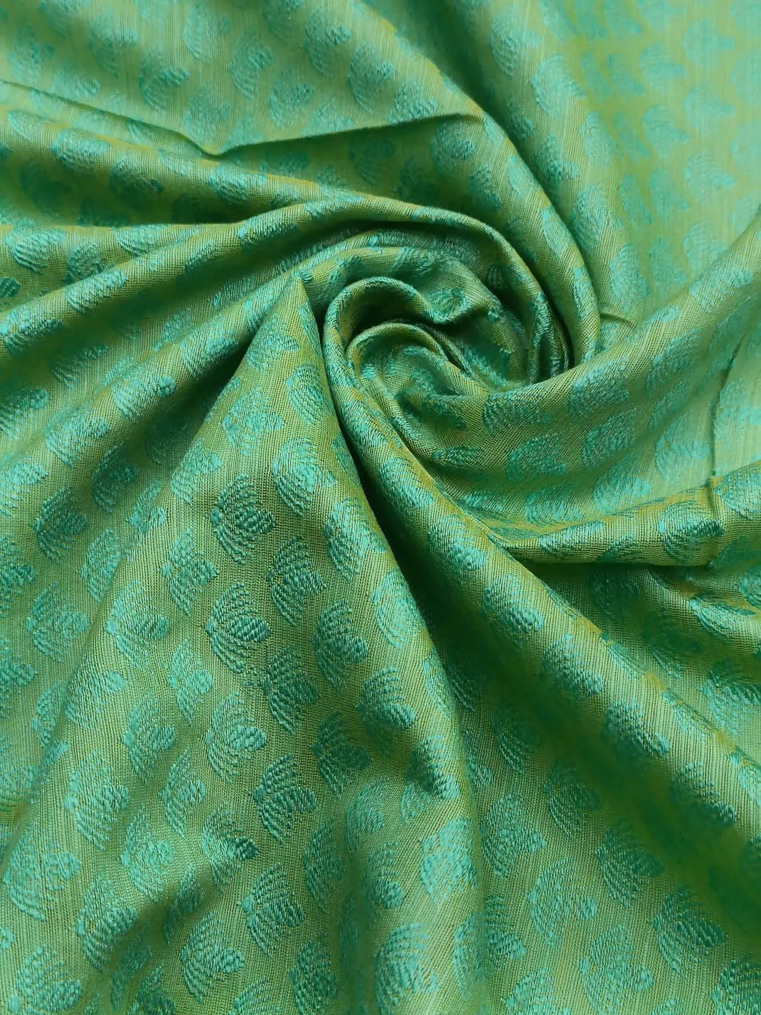 Soft Cotton/Silk Banarasi Jacquard Fabric
