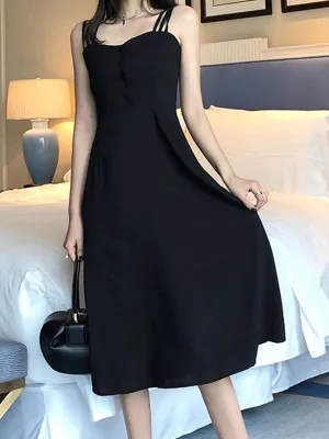 Solid Flared Dress