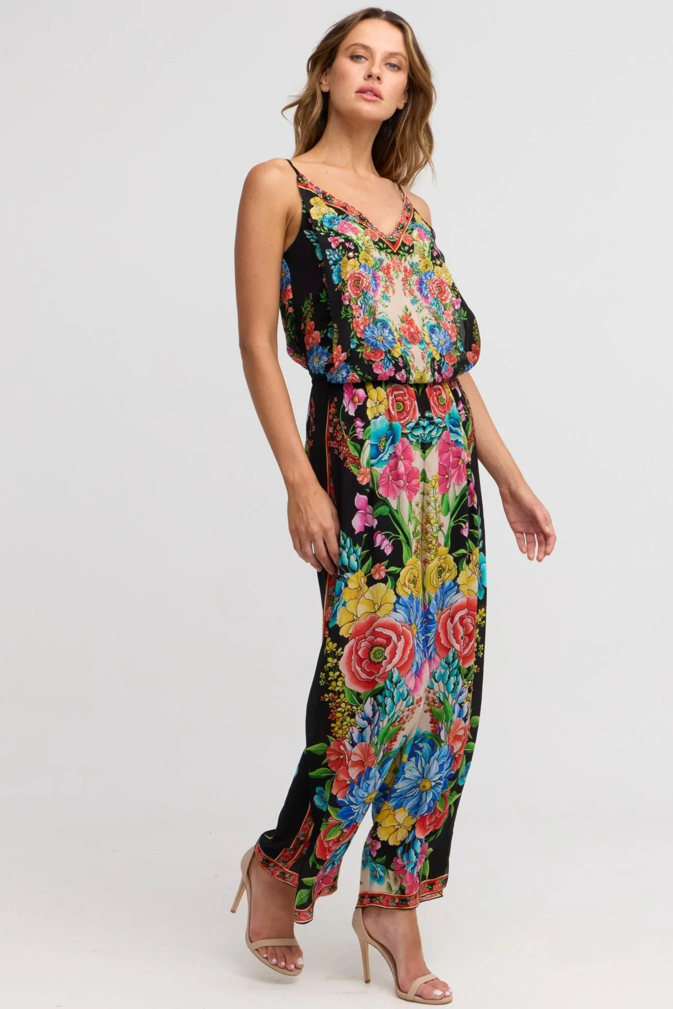 Spanish Flowers Jumpsuit