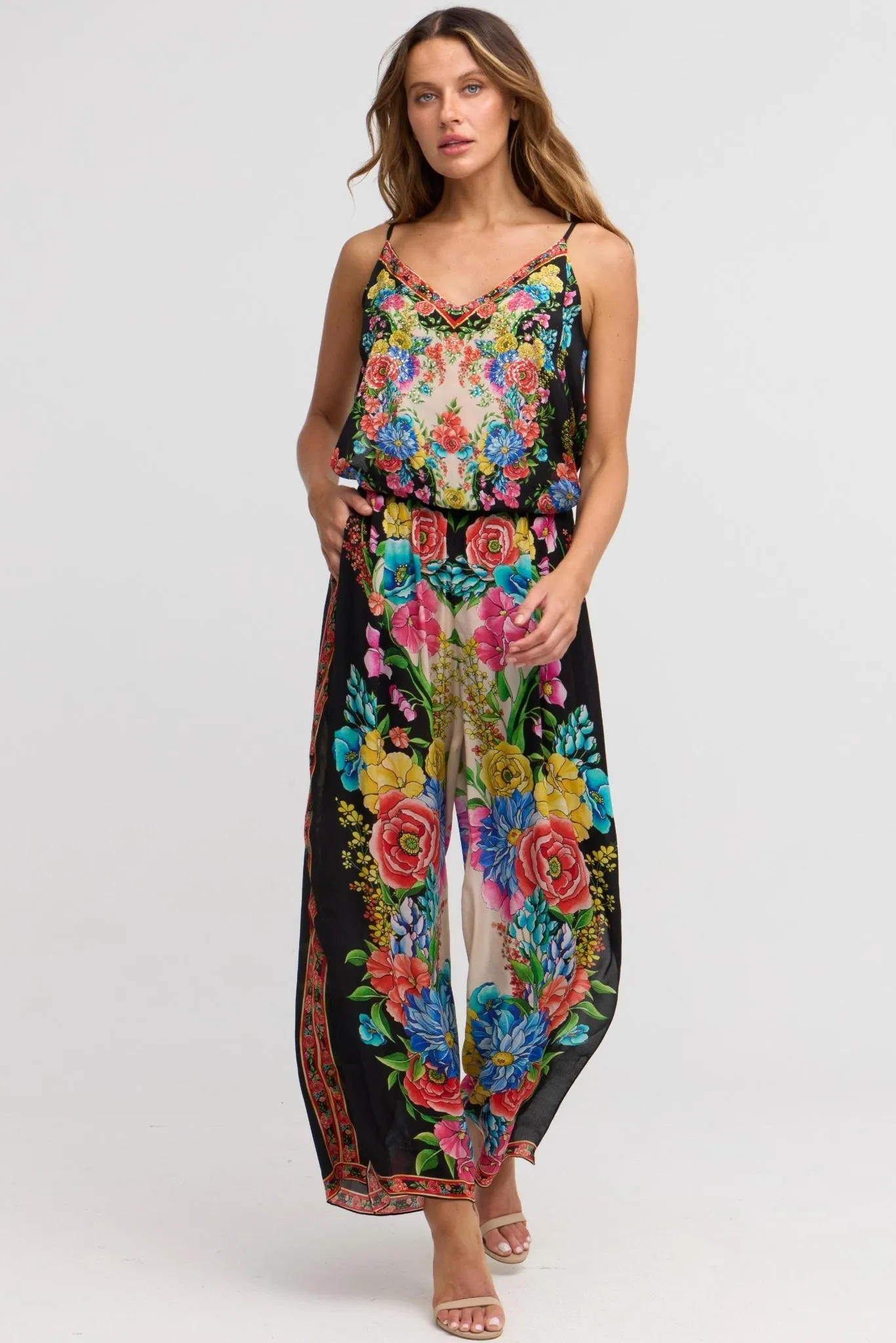 Spanish Flowers Jumpsuit