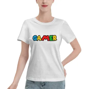 Super Mario Font GAMER Women's T-Shirt