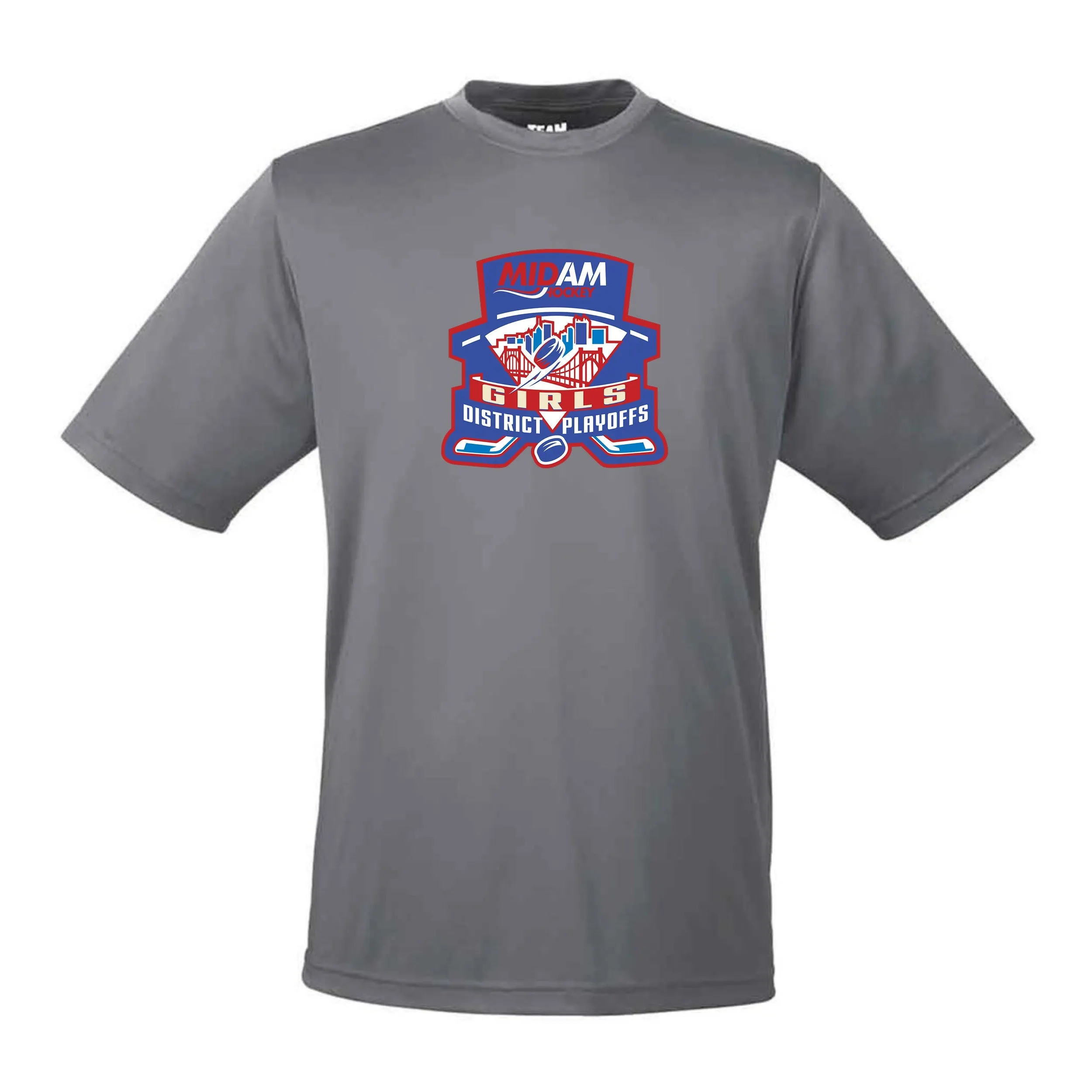 Team 365 Zone Performance-T-Shirts Midam Hockey Girls District Playoffs