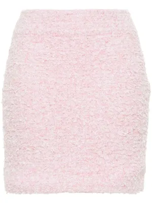 Tweed mini skirt