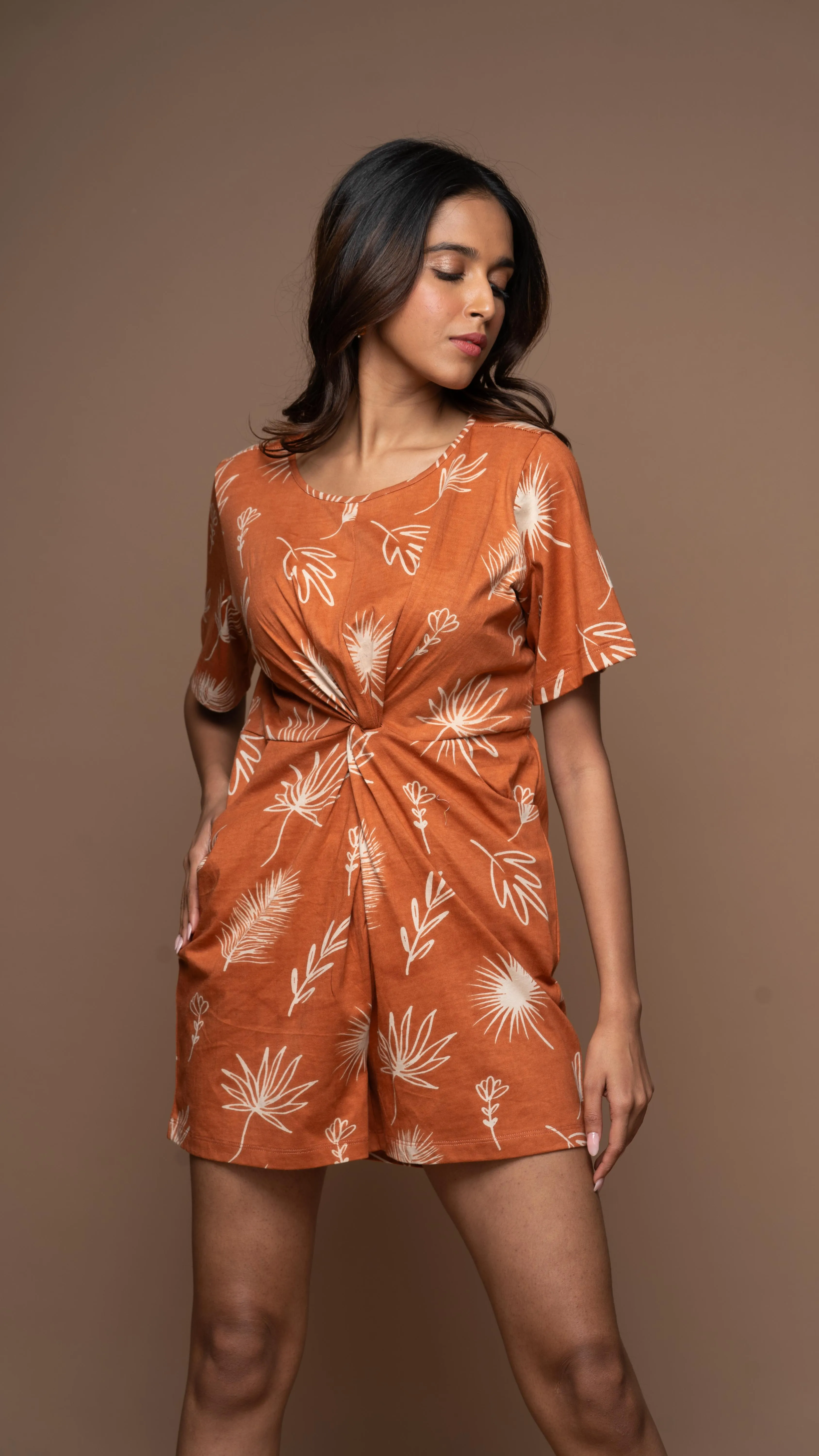 Twisted Bliss Jumpsuit in Shining for you Pattern