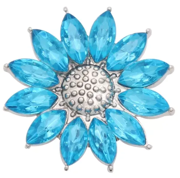 Ultra Bling Flower Button Cover