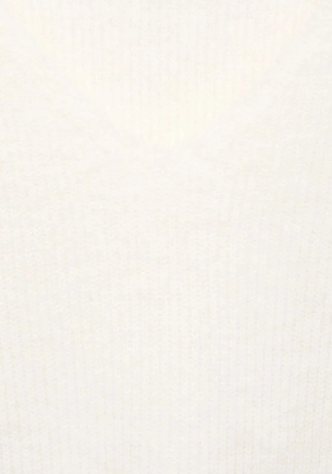 V-neck knit sweater - Light Beige