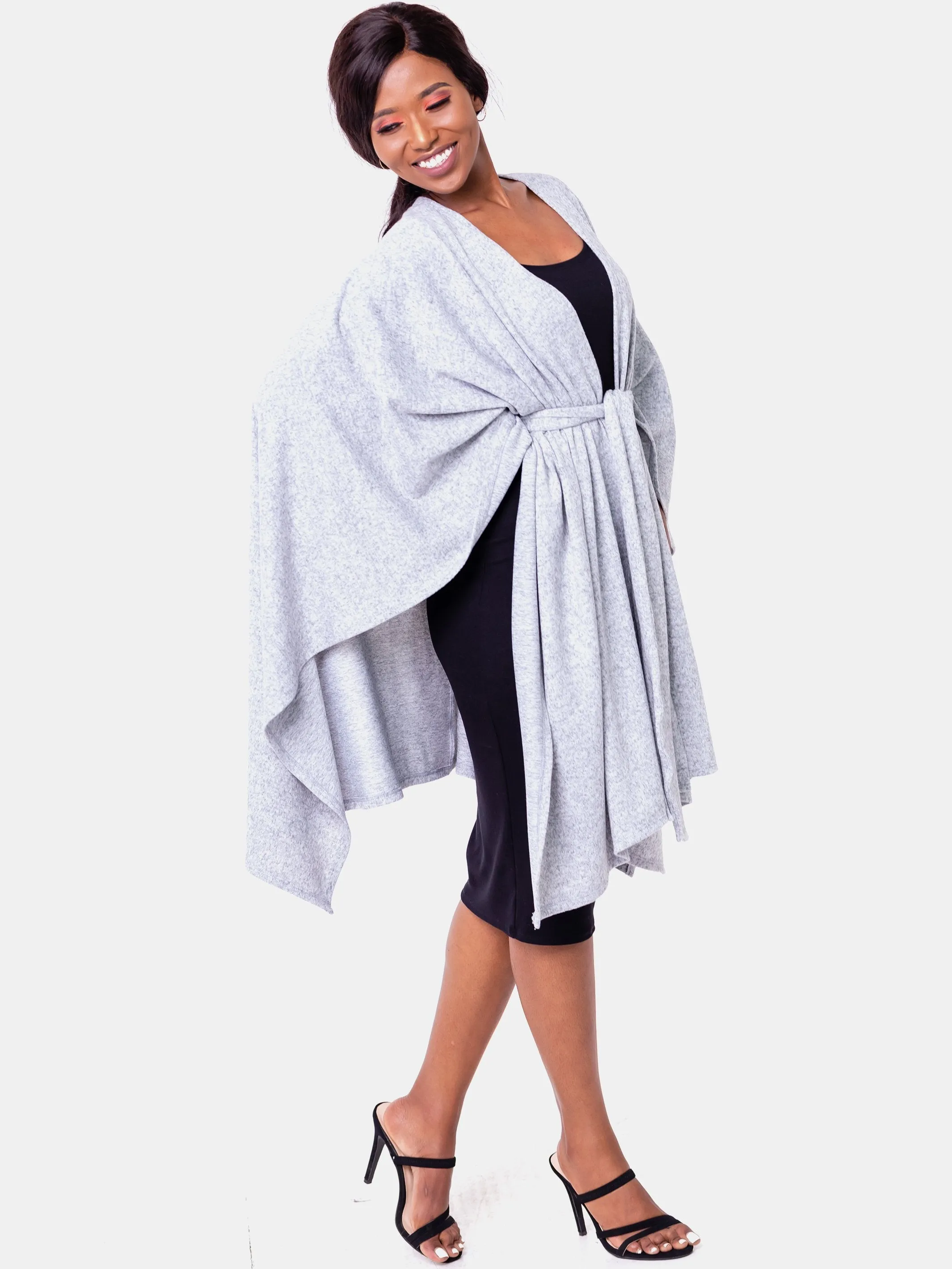 Vivo Tulia Shawl - Light Grey