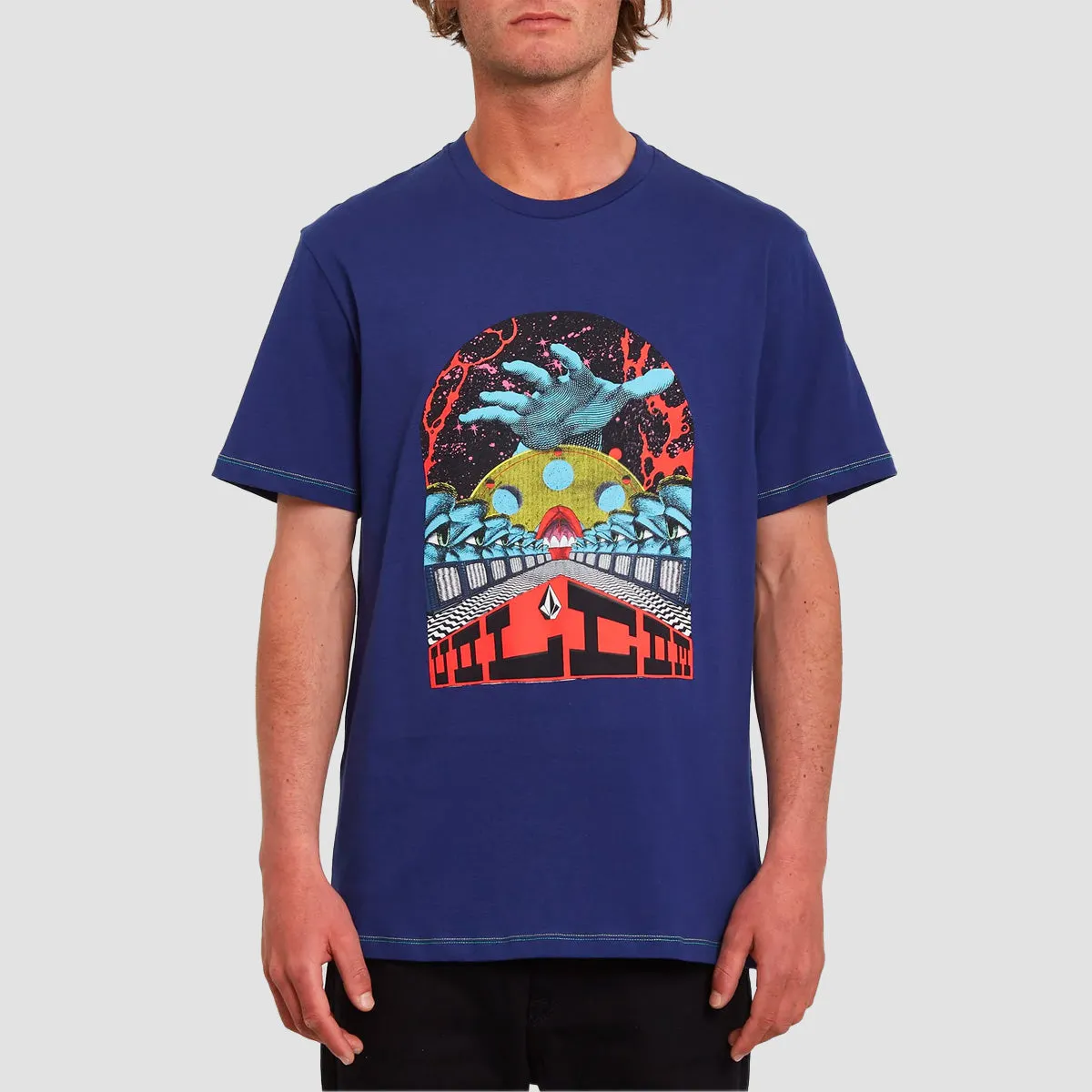 Volcom Elzo Durt FA T-Shirt Blueprint