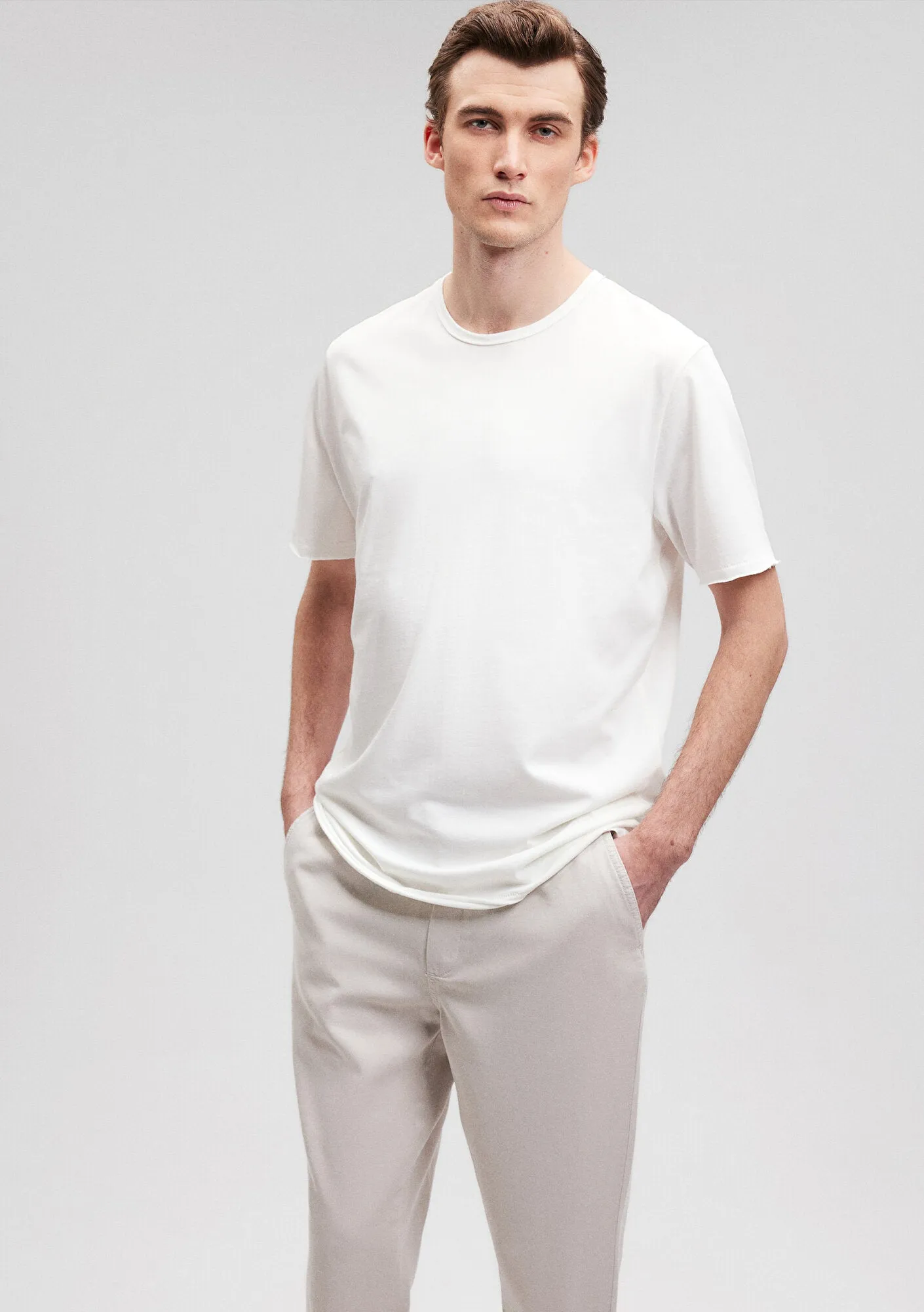 White Basic T-Shirt