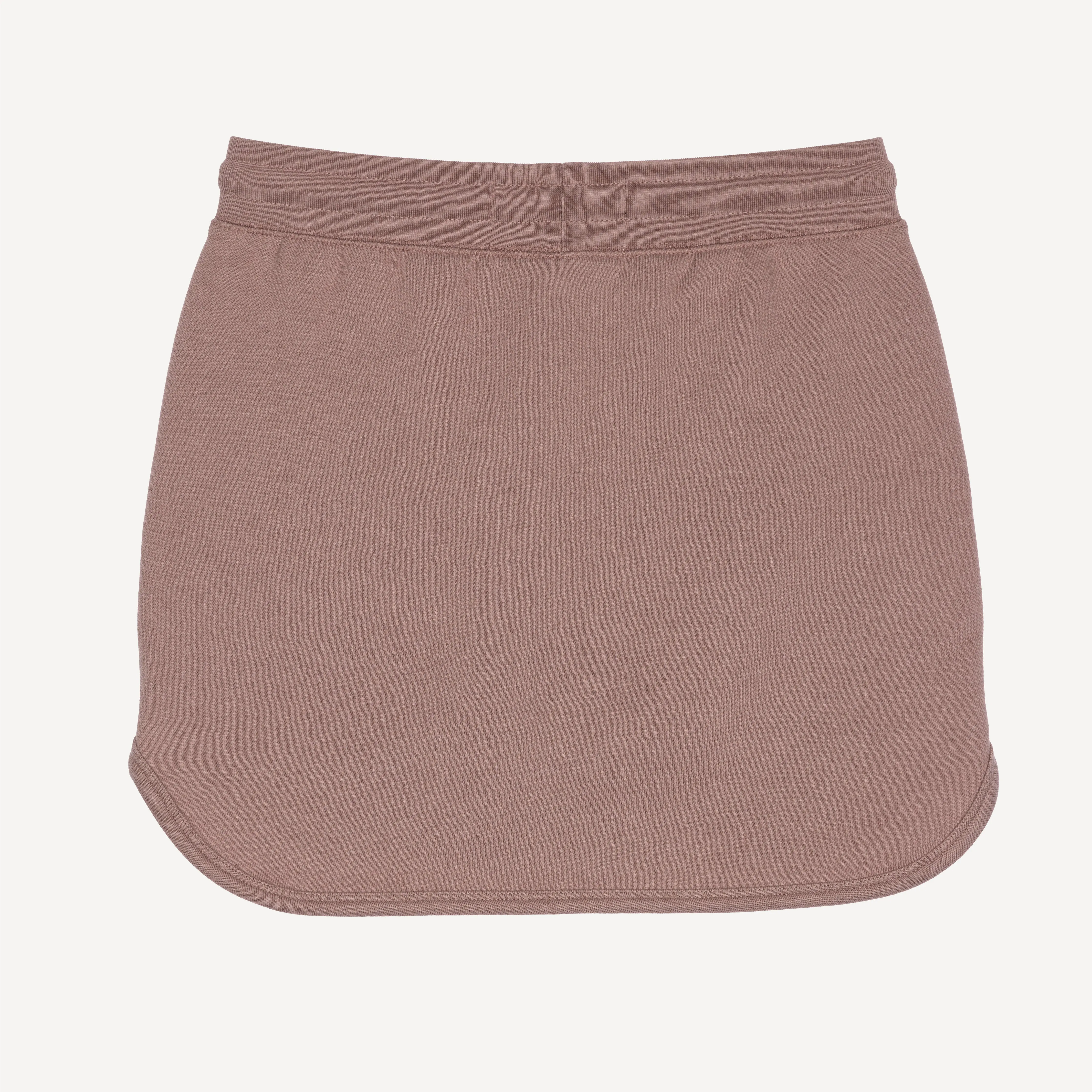 Womens Fleece Straight Mini Skirt - Antler