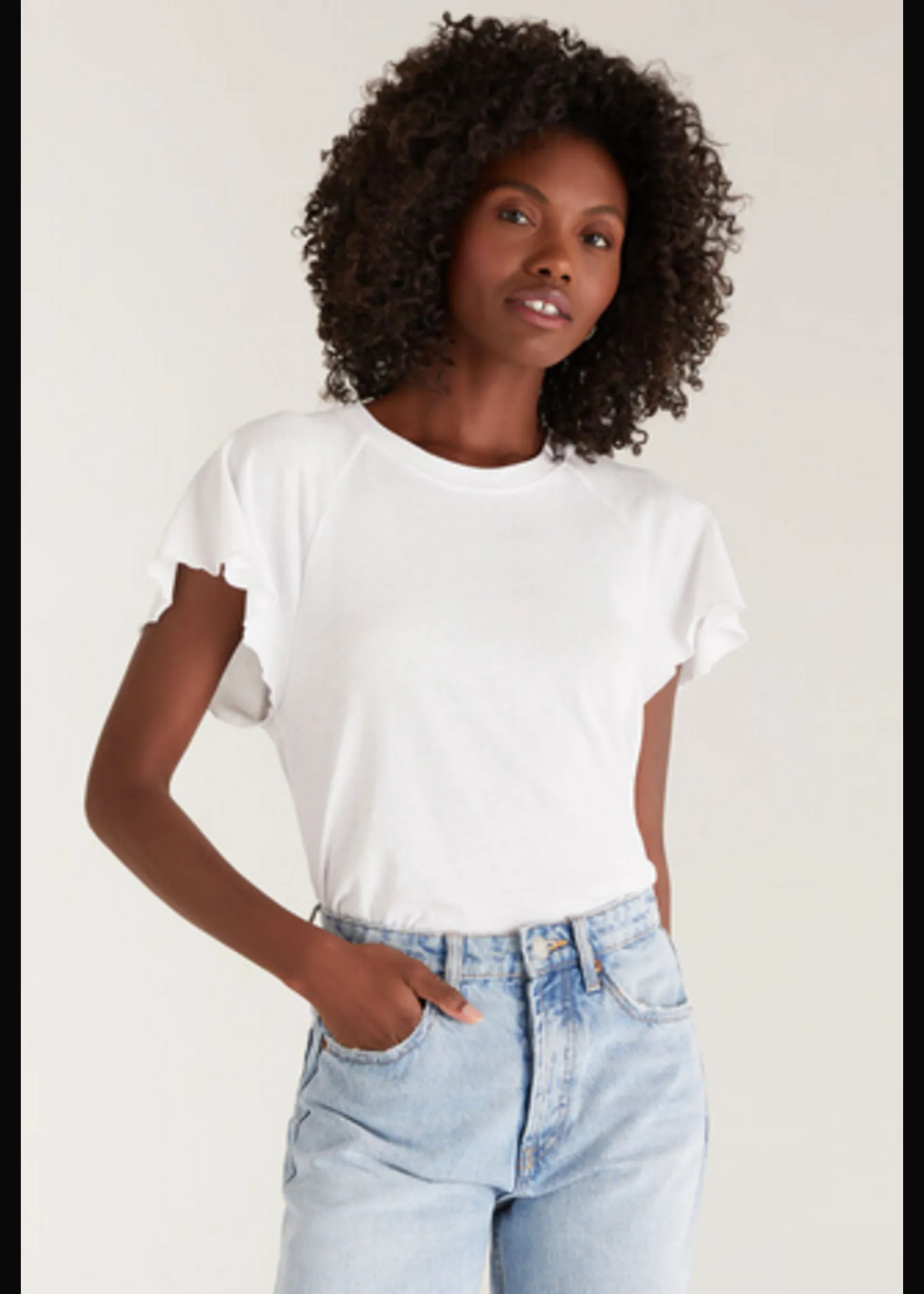 Z Supply Abby Flutter Tee